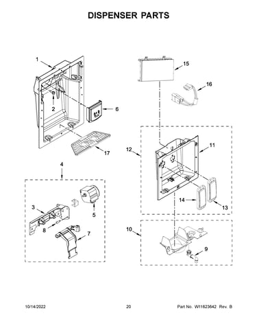 Dispenser parts