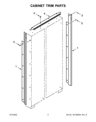 Cabinet trim parts
