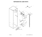 KitchenAid KBSD708MSS00 refrigerator liner parts diagram