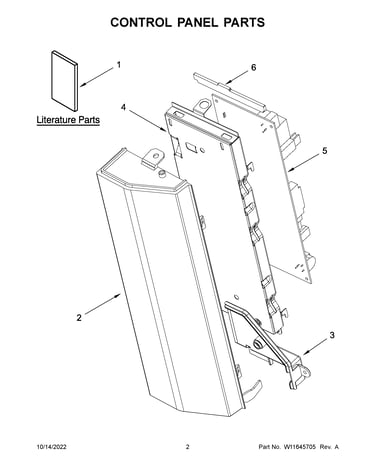 Control panel parts