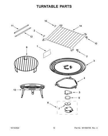 Turntable parts
