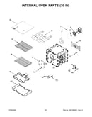 Internal oven parts (30 in)