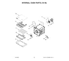 KitchenAid KFDC558JSC01 internal oven parts (18 in) diagram