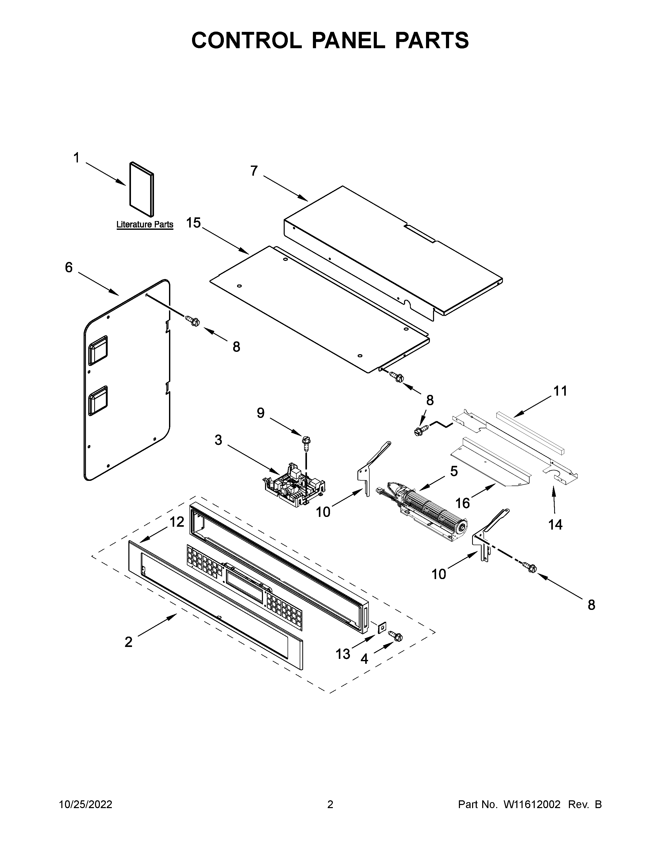 CONTROL PANEL PARTS