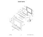 Jenn-Air JES1750ML0 door parts diagram