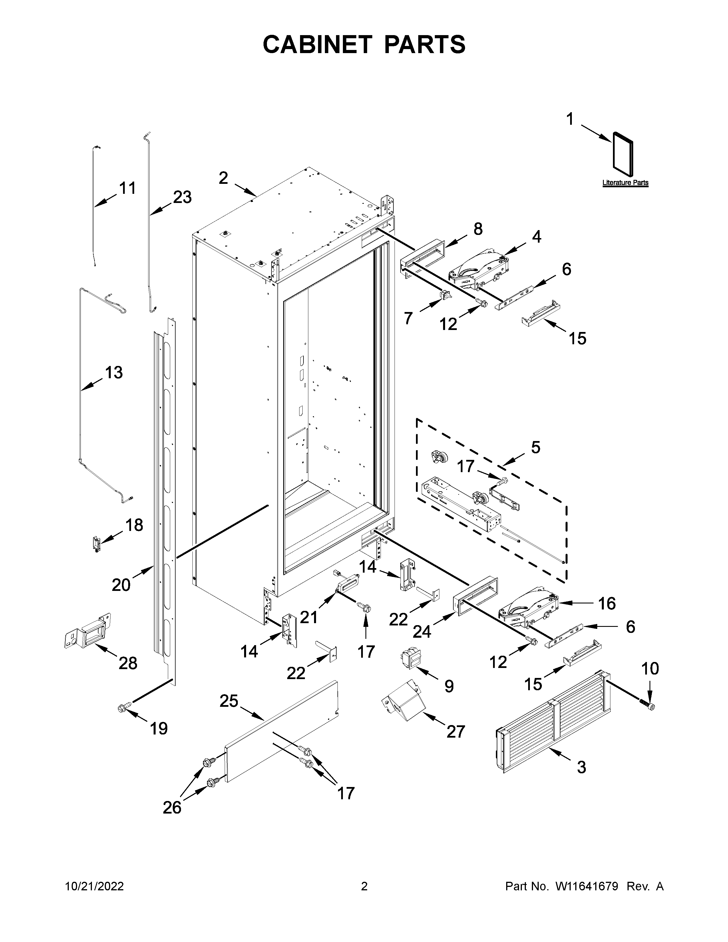 CABINET PARTS