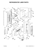Refrigerator liner parts
