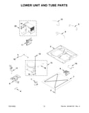 Lower unit and tube parts