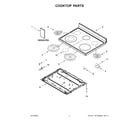 Maytag YMER6600FB5 cooktop parts diagram