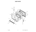 Maytag YMER6600FB5 door parts diagram