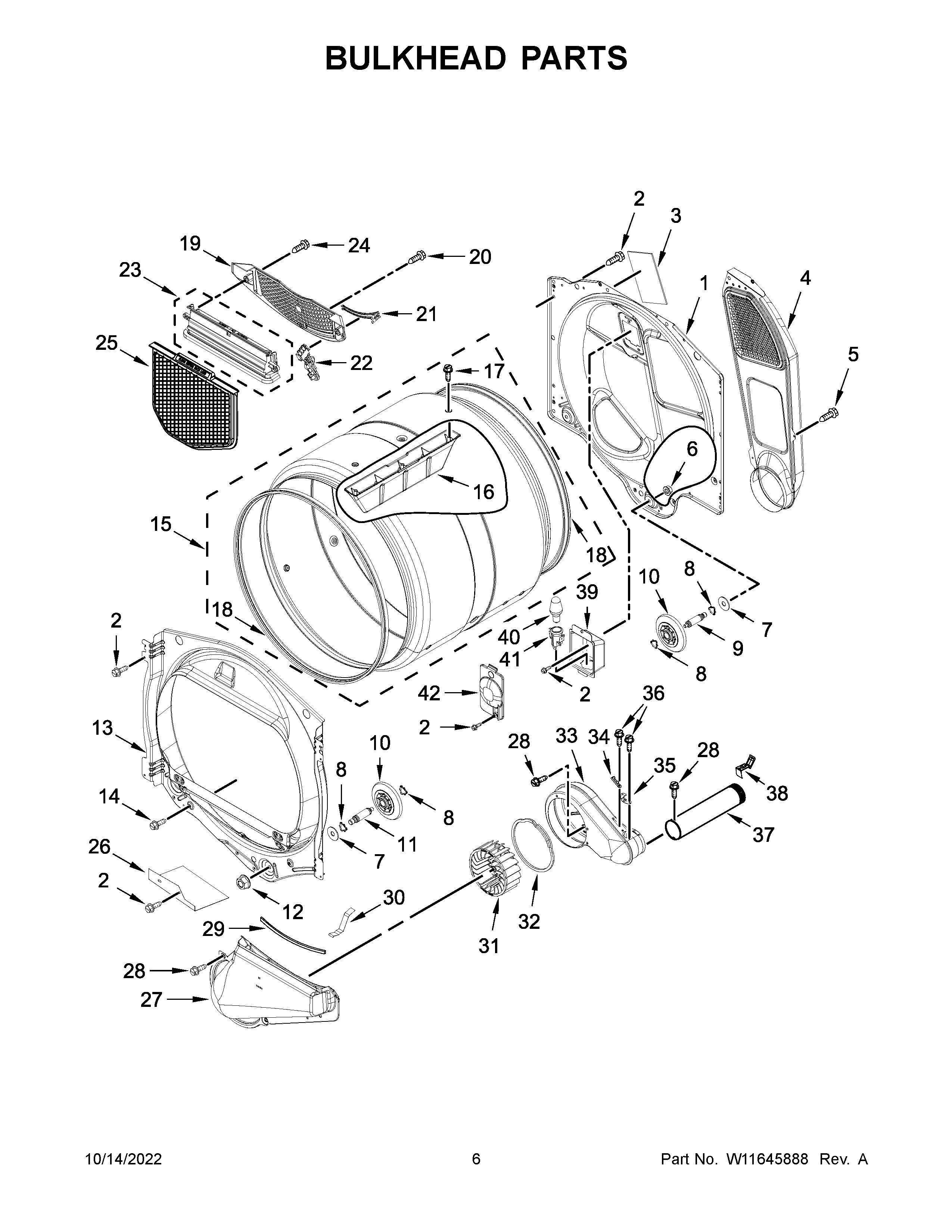 Bulkhead parts