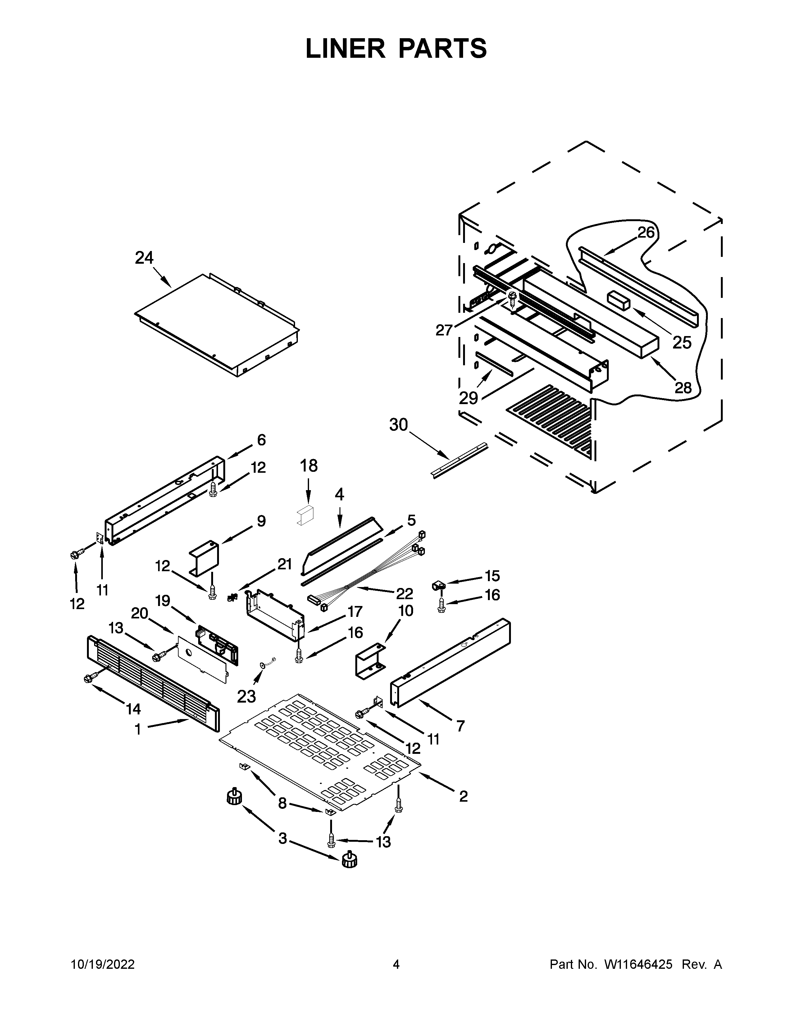 Liner parts