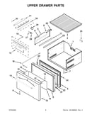 Upper drawer parts
