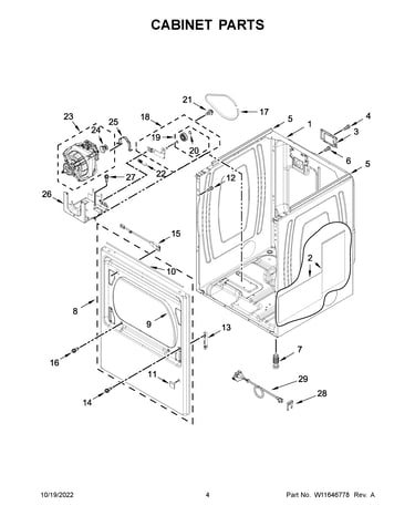 Cabinet parts