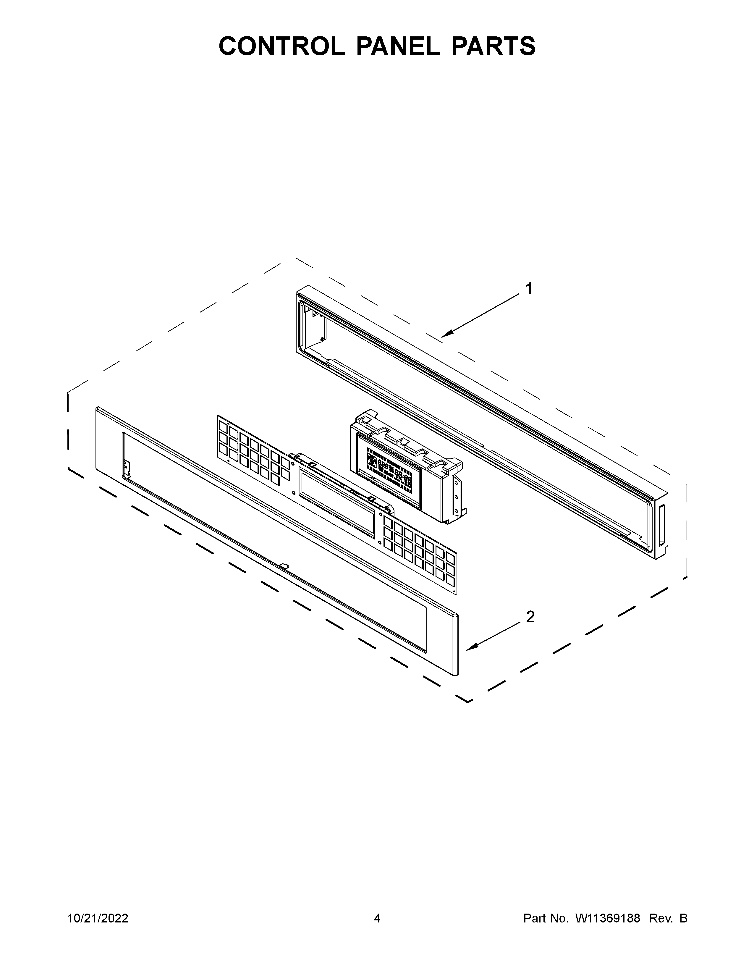 Control panel parts