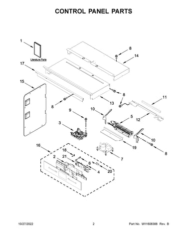 Control panel parts