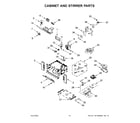 Jenn-Air JMW2430LM00 cabinet and stirrer parts diagram