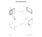 Jenn-Air JMW2430LM00 top venting parts diagram