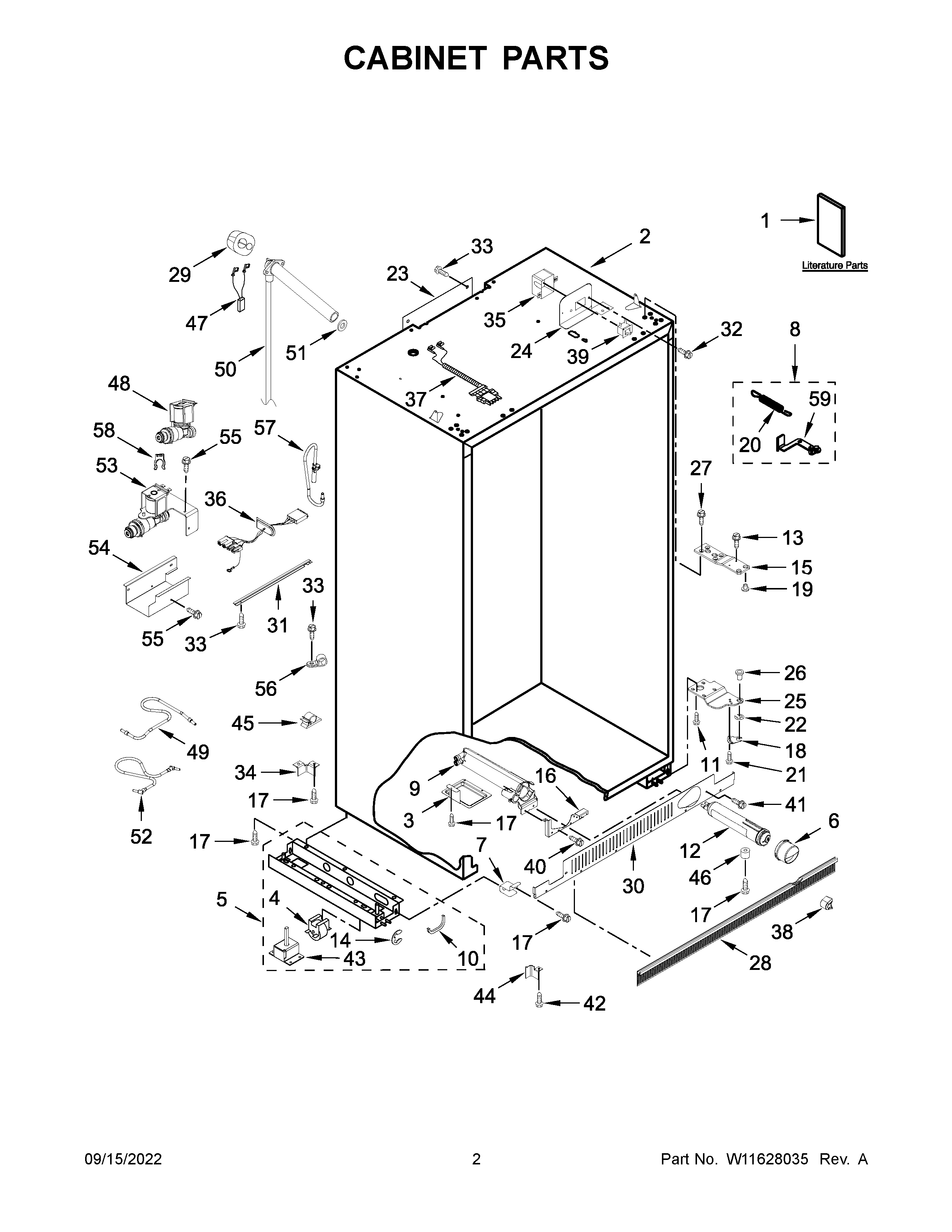 Cabinet parts