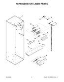 Refrigerator liner parts