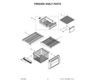 KitchenAid KBSN708MPS00 freezer shelf parts diagram