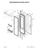 Refrigerator door parts