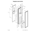 KitchenAid KBSN708MPS00 freezer door parts diagram