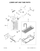 Lower unit and tube parts