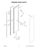 Freezer door parts