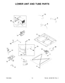 Lower unit and tube parts