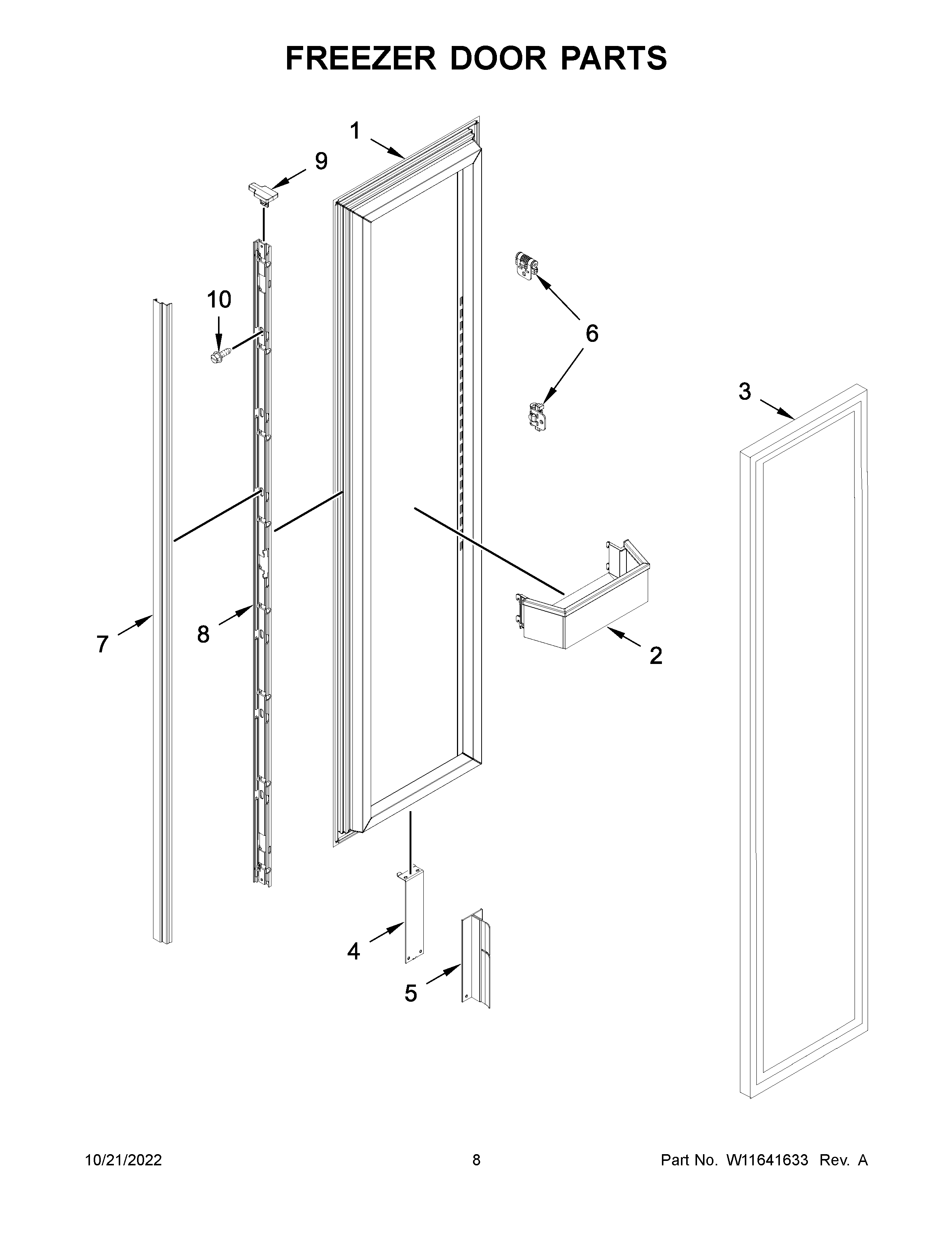 FREEZER DOOR PARTS