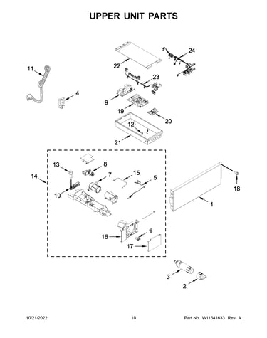 Upper unit parts