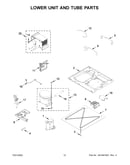 Lower unit and tube parts