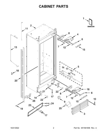 Cabinet parts