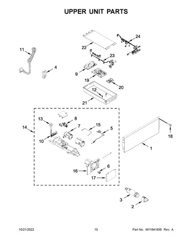 Upper unit parts