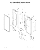 Refrigerator door parts