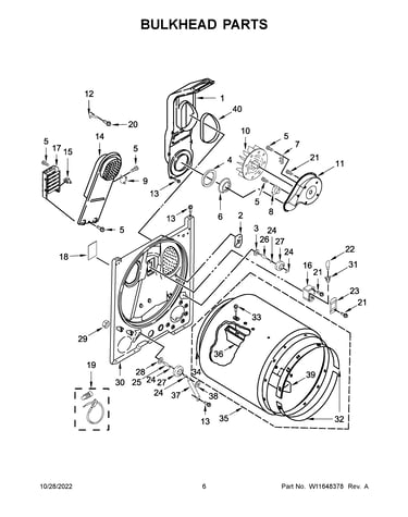 Bulkhead parts
