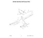 Maytag YMED6230HC1 dryer heating parts-electric diagram