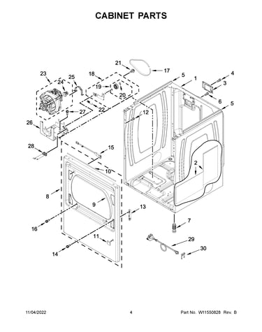 Cabinet parts