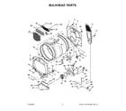 Maytag MGD6230RHW1 bulkhead parts diagram