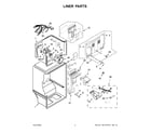 Whirlpool WRT518SZFM02 liner parts diagram