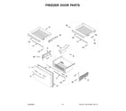 Whirlpool WRX986SIHZ03 freezer door parts diagram