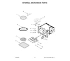 KitchenAid KMBP100ESS20 internal microwave parts diagram