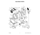 Maytag MGD6230HW2 bulkhead parts diagram
