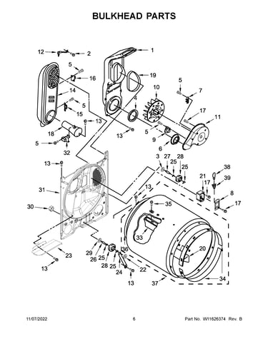 Bulkhead parts