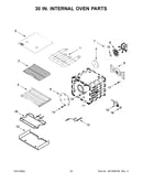 30 in. internal oven parts