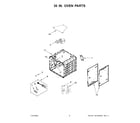 Jenn-Air JDRP848HM01 30 in. oven parts diagram
