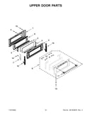 Upper door parts