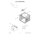 KitchenAid KFDC558JYP01 18 in. oven parts diagram