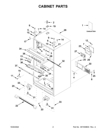 Cabinet parts